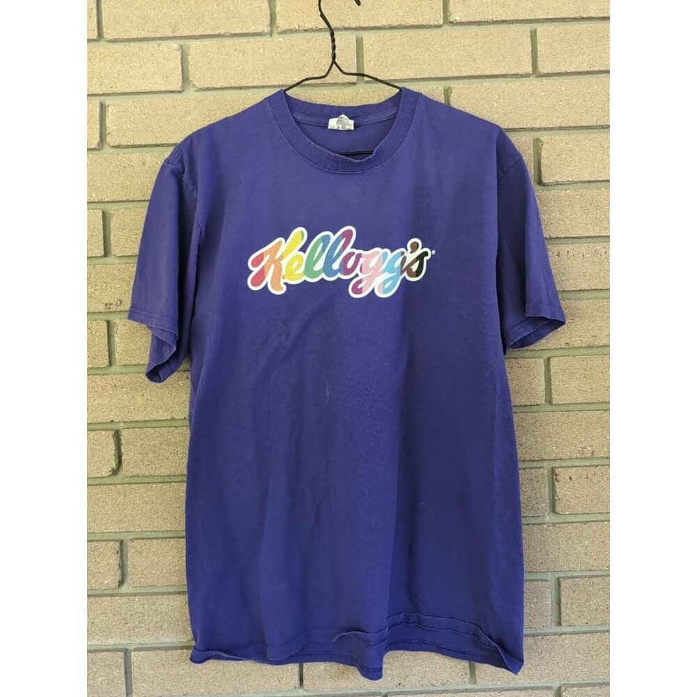 Purple - Kelloggs - Rainbow - T-Shirt Size: Medium